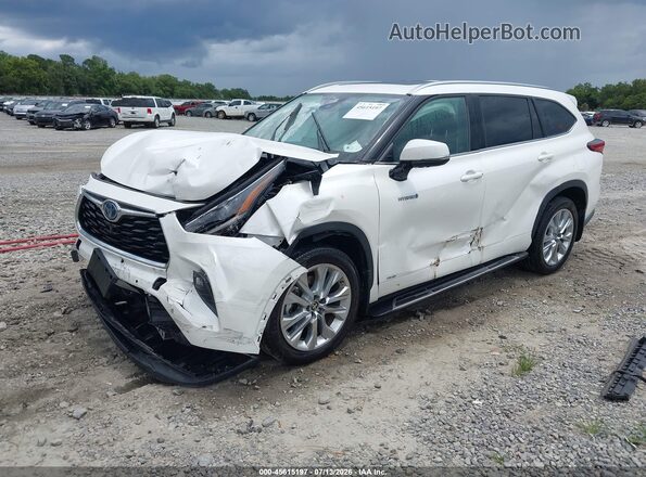 5TDDBRCH6LS004413 2020 TOYOTA HIGHLANDER White Przód lewy