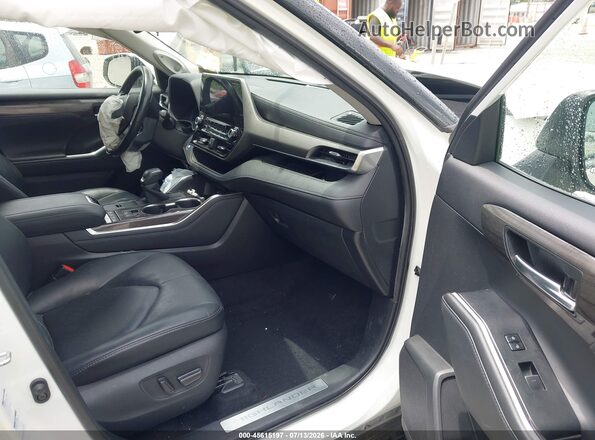 5TDDBRCH6LS004413 2020 TOYOTA HIGHLANDER White Widok wnętrza z przodu