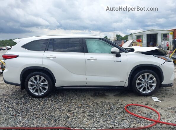 5TDDBRCH6LS004413 2020 TOYOTA HIGHLANDER White Widok wnętrza z tyłu