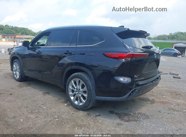 5TDDBRCHXLS010537 2020 TOYOTA HIGHLANDER Black Trasero izquierdo