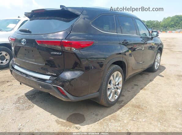 5TDDBRCHXLS010537 2020 TOYOTA HIGHLANDER Black Trasero derecho