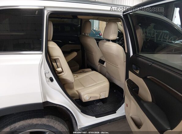 5TDDCRFH0GS018080 2016 TOYOTA HIGHLANDER HYBRID White Widok naklejki z numerem VIN