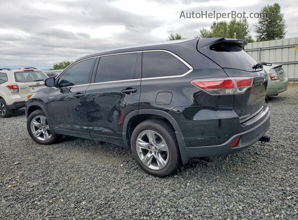 5TDDCRFH2GS016086 2016 TOYOTA HIGHLANDER Black Հետևի ձախ