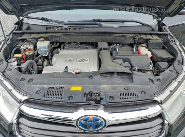 5TDDCRFH2GS016086 2016 TOYOTA HIGHLANDER Black Շարժիչի բաժամունքի տեսք