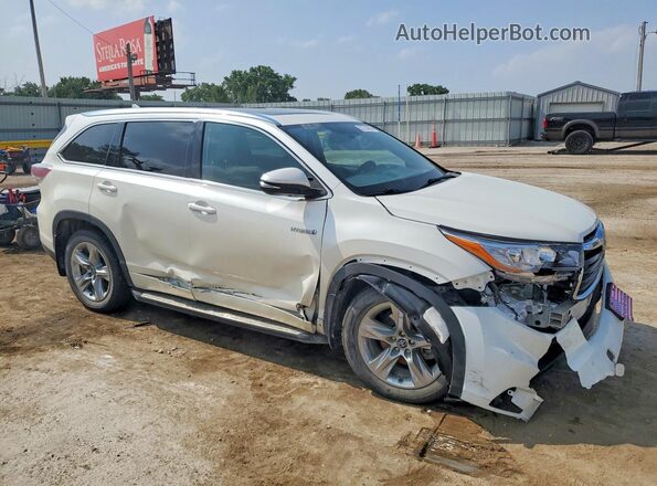 5TDDCRFH2GS018453 2016 TOYOTA HIGHLANDER White Przód prawy