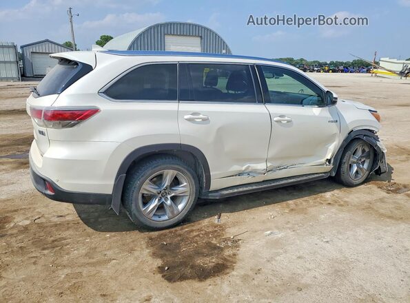 5TDDCRFH2GS018453 2016 TOYOTA HIGHLANDER White Tył prawy