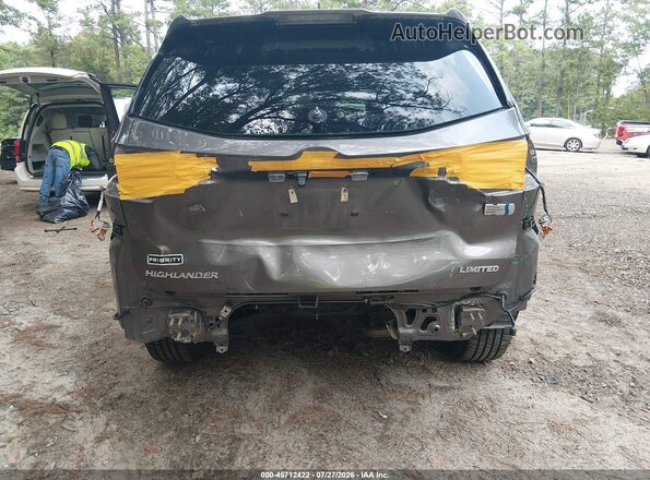 5TDDCRFH4GS014422 2016 TOYOTA HIGHLANDER HYBRID Gray Вид спереду