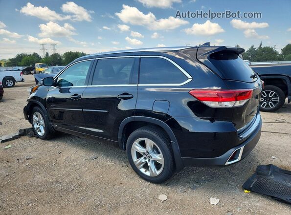 5TDDGRFH0HS026136 2017 TOYOTA HIGHLANDER Black Задня ліва чверть