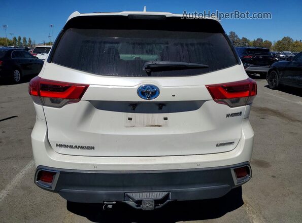 5TDDGRFH2HS023366 2017 TOYOTA HIGHLANDER White უკანა ხედი
