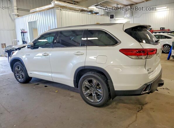 5TDDGRFH7JS042744 2018 TOYOTA HIGHLANDER Белый Задняя левая четверть