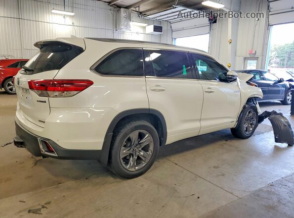 5TDDGRFH7JS042744 2018 TOYOTA HIGHLANDER Белый Задняя правая четверть