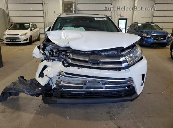 5TDDGRFH7JS042744 2018 TOYOTA HIGHLANDER Белый Вид спереди