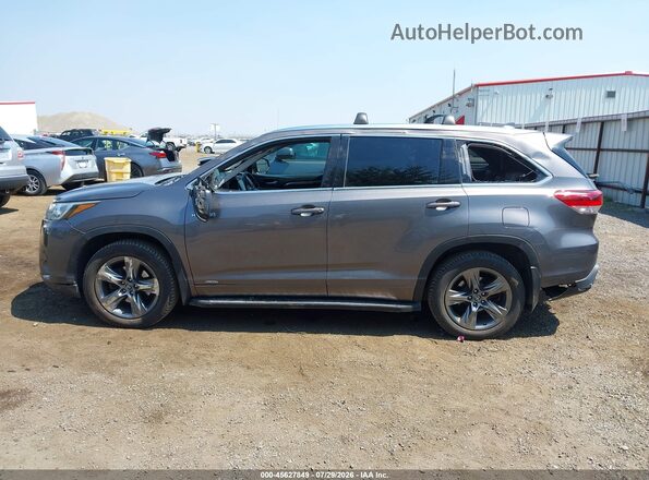 5TDDGRFHXJS041894 2018 TOYOTA HIGHLANDER HYBRID Silver სალონის 360-გრადუსიანი ხედი