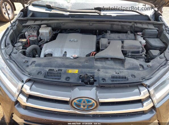 5TDDGRFHXJS041894 2018 TOYOTA HIGHLANDER HYBRID Silver უკანა ხედი