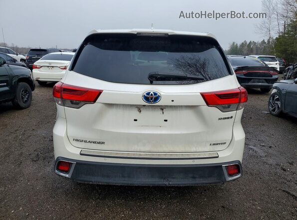 5TDDGRFHXJS044908 2018 TOYOTA HIGHLANDER White Вид ззаду