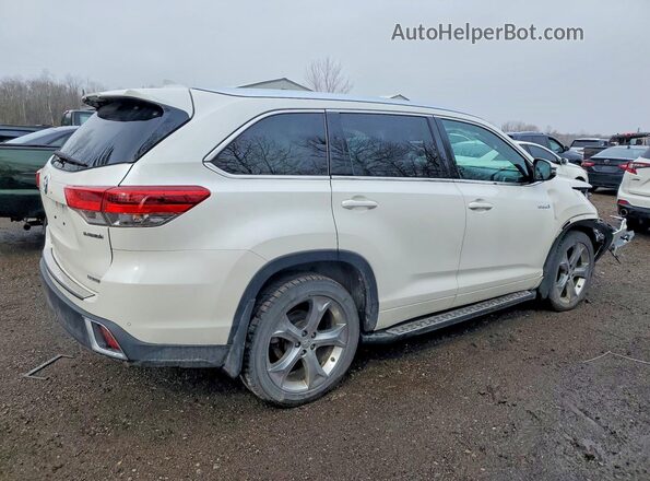 5TDDGRFHXJS044908 2018 TOYOTA HIGHLANDER White Задня права чверть