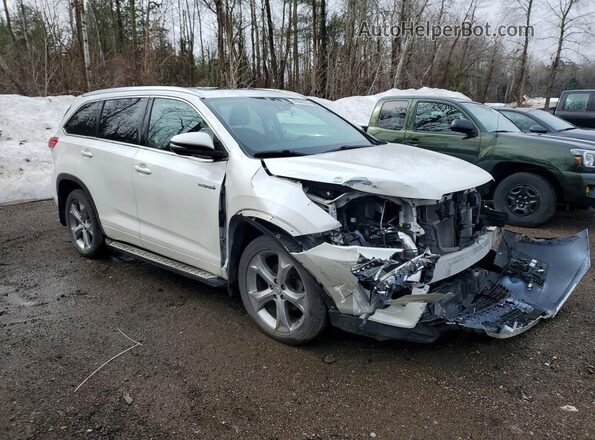 5TDDGRFHXJS044908 2018 TOYOTA HIGHLANDER White Передня права чверть