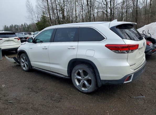 5TDDGRFHXJS044908 2018 TOYOTA HIGHLANDER White Задня ліва чверть