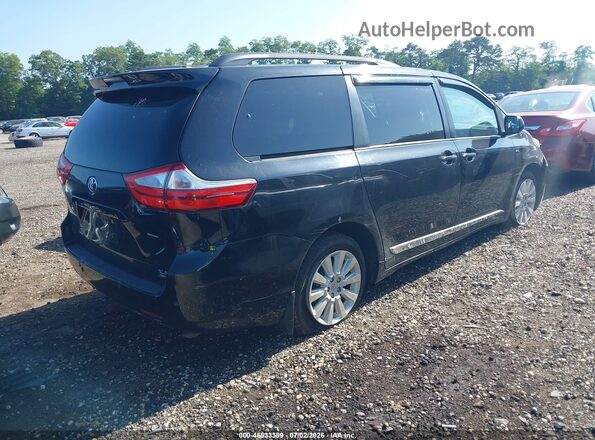 5TDDK3DC0GS132779 2016 TOYOTA SIENNA Black Հետևի աջ