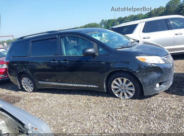 5TDDK3DC0GS132779 2016 TOYOTA SIENNA Black Սալոնի հետևի տեսք