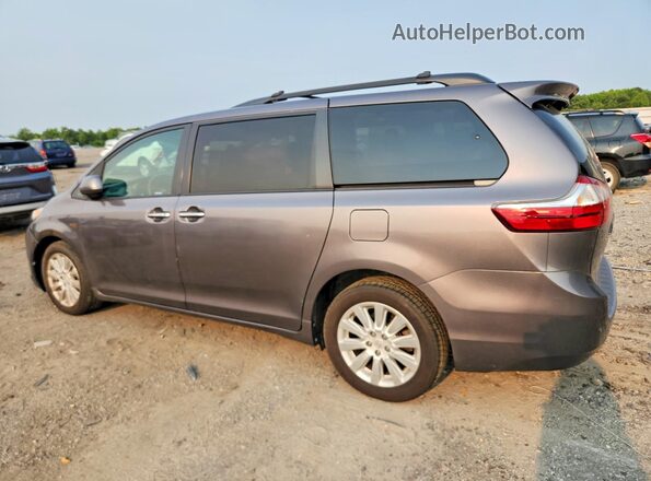 5TDDK3DC0GS138002 2016 TOYOTA SIENNA Серый Задняя левая четверть