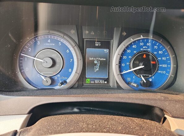 5TDDK3DC0GS138002 2016 TOYOTA SIENNA Серый Вид щитка приборов