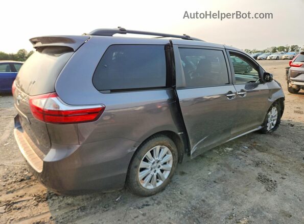 5TDDK3DC0GS138002 2016 TOYOTA SIENNA Серый Задняя правая четверть