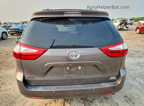 5TDDK3DC0GS138002 2016 TOYOTA SIENNA Серый Вид сзади