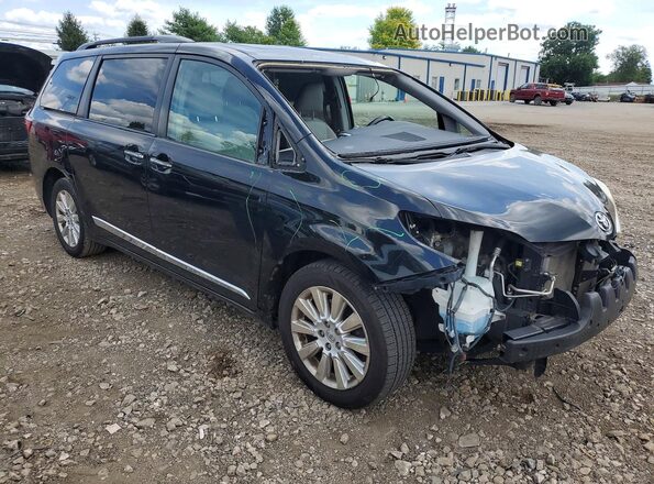 5TDDK3DC0GS139568 2016 TOYOTA SIENNA Черный Передняя правая четверть