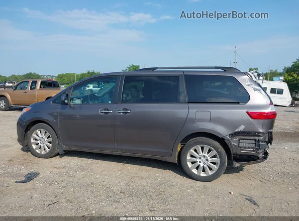 5TDDK3DC2GS129091 2016 TOYOTA SIENNA Gray 