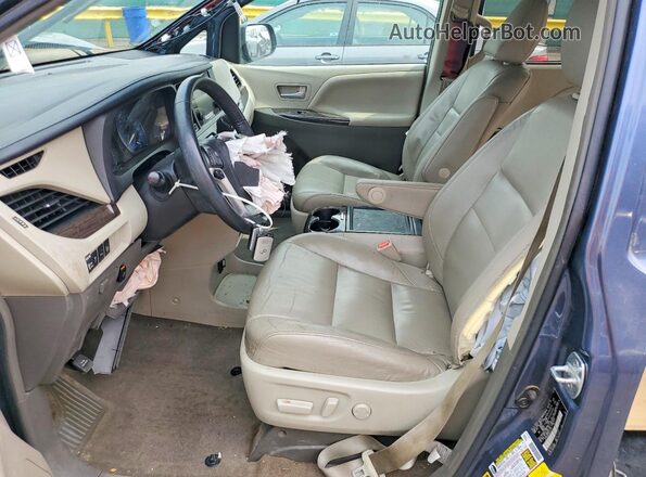 5TDDK3DC3GS141346 2016 TOYOTA SIENNA Blue Սալոնի դիմացի տեսք