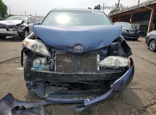 5TDDK3DC3GS141346 2016 TOYOTA SIENNA Blue Դիմացի տեսք