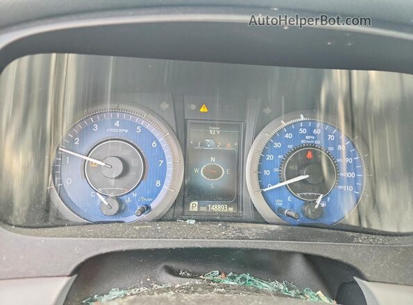 5TDDK3DC4GS143915 2016 TOYOTA SIENNA Gray Սարքավորումների վահանակի տեսք