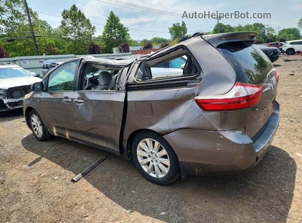 5TDDK3DC4GS143915 2016 TOYOTA SIENNA Gray Հետևի ձախ