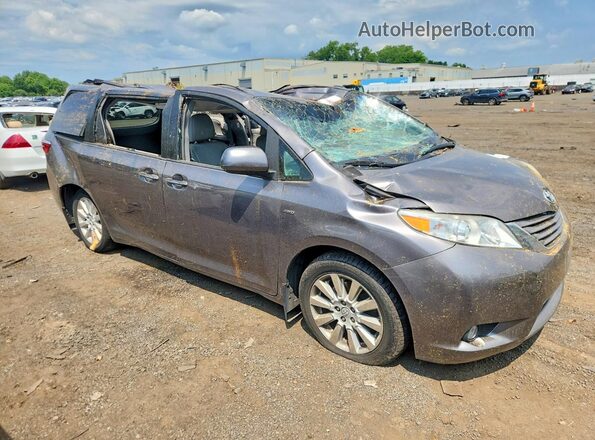 5TDDK3DC4GS143915 2016 TOYOTA SIENNA Gray Առջևի աջ