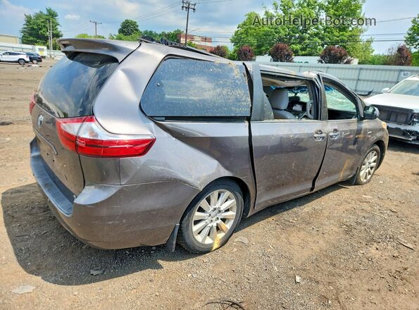 5TDDK3DC4GS143915 2016 TOYOTA SIENNA Gray Հետևի աջ