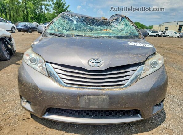5TDDK3DC4GS143915 2016 TOYOTA SIENNA Gray Դիմացի տեսք