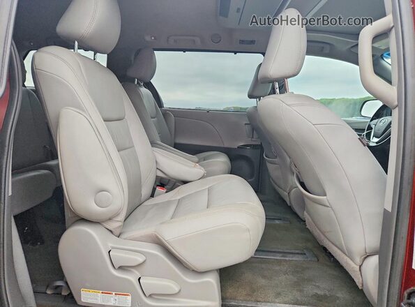 5TDDK3DC7GS145495 2016 TOYOTA SIENNA Red Շարժիչի բաժամունքի տեսք