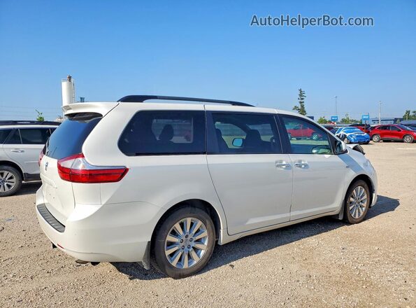 5TDDK3DC8GS131010 2016 TOYOTA SIENNA White Задня права чверть