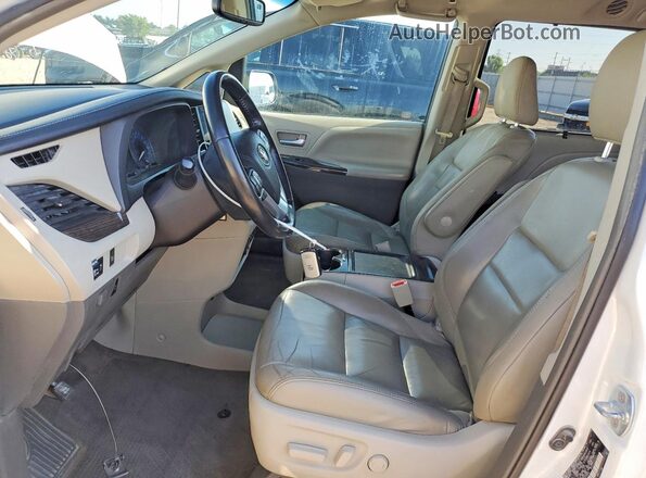 5TDDK3DC8GS131010 2016 TOYOTA SIENNA White Вид салону спереду