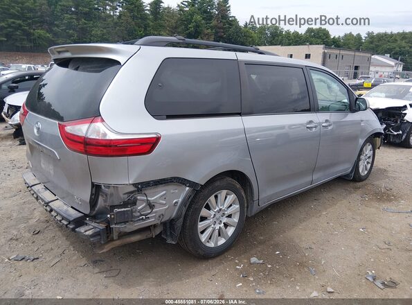 5TDDK3DC8GS135297 2016 TOYOTA SIENNA Silver Trasero derecho