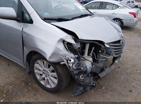 5TDDK3DC8GS135297 2016 TOYOTA SIENNA Silver Vista frontal