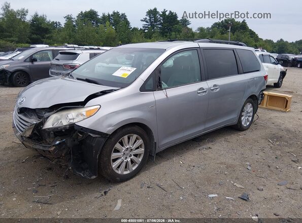 5TDDK3DC8GS135297 2016 TOYOTA SIENNA Silver Vista tres cuartos delantera izquierda