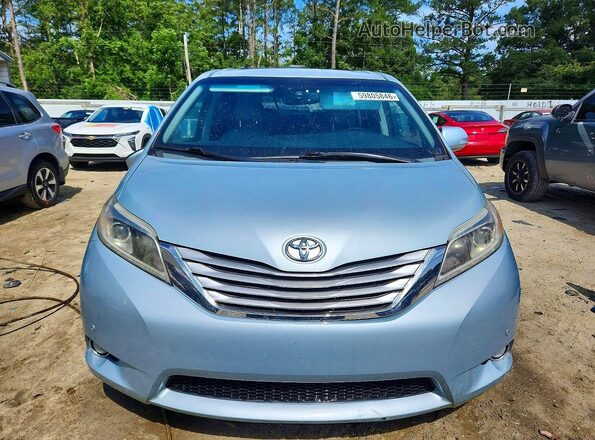 5TDDK3DCXGS132675 2016 TOYOTA SIENNA Blue Widok z przodu