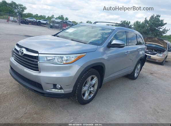 5TDDKRFH0GS334551 2016 TOYOTA HIGHLANDER Silver Przód lewy