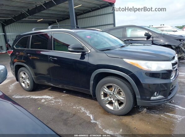 5TDDKRFH1GS347437 2016 TOYOTA HIGHLANDER Black უკანა სალონის ხედი