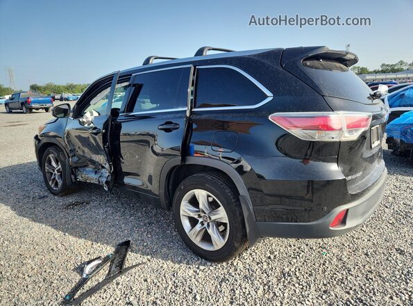 5TDDKRFH2GS246472 2016 TOYOTA HIGHLANDER Черный Задняя левая четверть