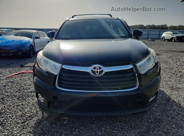 5TDDKRFH2GS246472 2016 TOYOTA HIGHLANDER Черный Вид спереди