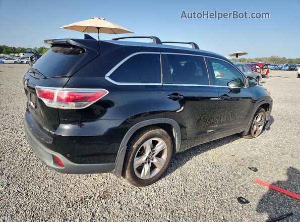 5TDDKRFH2GS246472 2016 TOYOTA HIGHLANDER Черный Задняя правая четверть