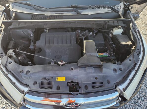 5TDDKRFH2GS246472 2016 TOYOTA HIGHLANDER Черный Вид подкапотного пространства